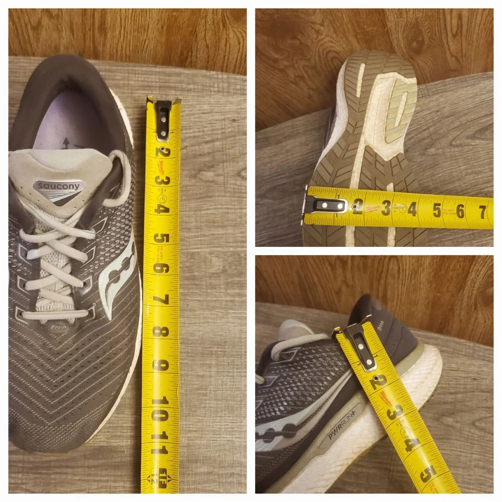 Saucony Triumph‎ 18 Running Sneakers Womens Size 9.5 Wide Charcoal